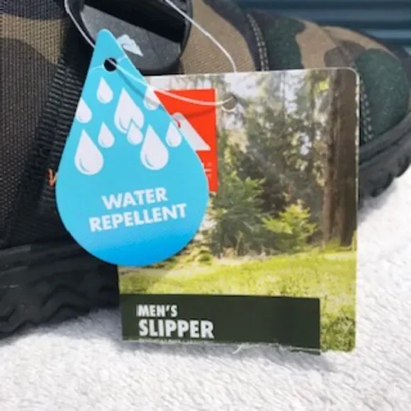 Outdoor Water Repellant Slip On Camouflage Sandals . Size: 8 . Ozark Trail - Picture 3 of 10